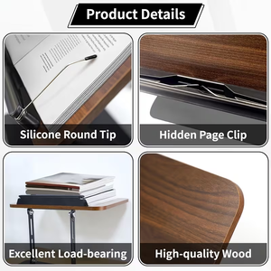 Nouvelle Tendance 2026 – <span class=keywords><strong>Support</strong></span> Ergonomique en Bois Réglable pour <span class=keywords><strong>Tablette</strong></span>, Ordinateur Portable et <span class=keywords><strong>Livre</strong></span> – Idéal pour la Lecture – Très Populaire sur TikTok - Product Image 3