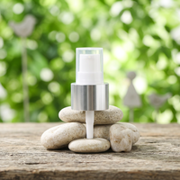 Pompe à crème portable de 24 mm, durable, anti-fuite, réutilisable, capacité de 100 ml, personnalisable pour les emballages de bouteilles en gros