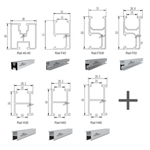 Estructura de Montaje Solar para Rieles, Riel Solar de Aluminio - Product Image 2