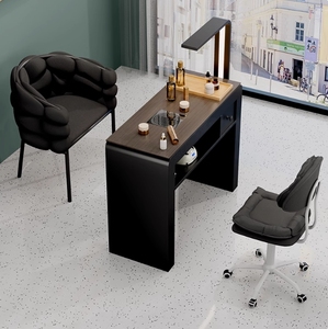 Mesa de Manicura Individual en Oferta, Juego de Mesa y Silla Profesional para Uñas con Aspiradora, Mesa de Manicura para Salón de Uñas - Product Image 1
