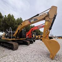 Excavator Crawler Bekas Berkualitas Tinggi Caterpillar CAT323D2L Ukuran Sedang untuk Proyek Teknik