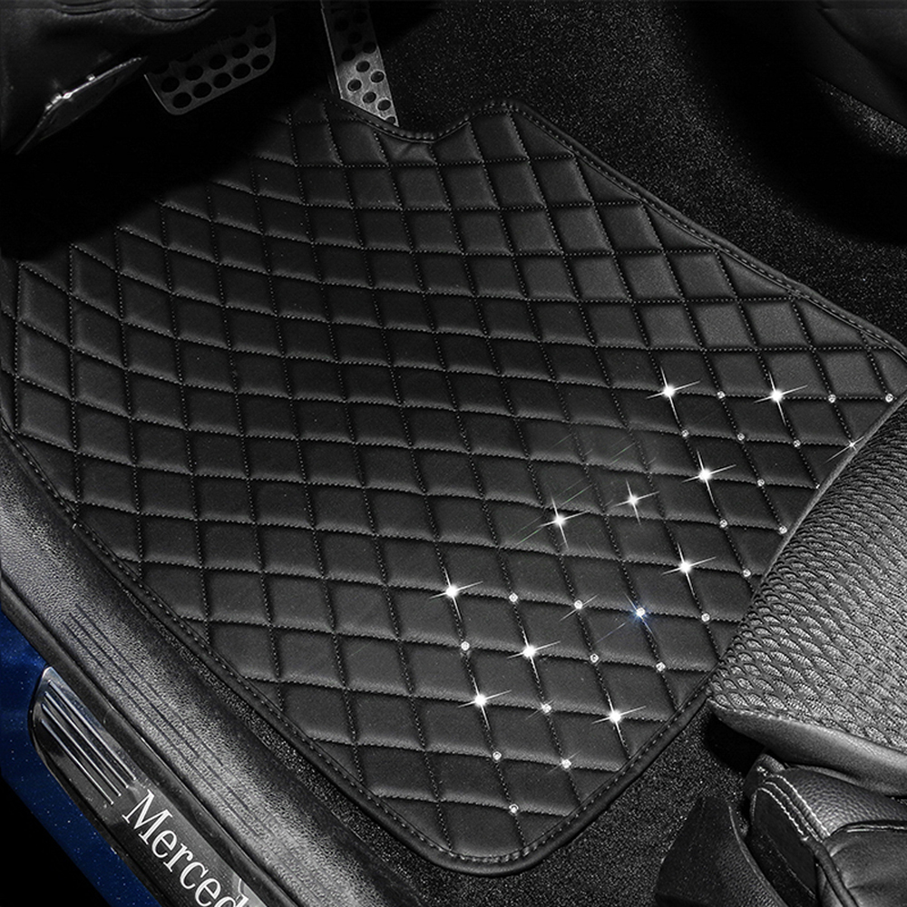 Набор напольных ковриков, всесезонный ковер из моющейся кожи, роскошные надувные автомобильные коврики для багажника, внедорожника