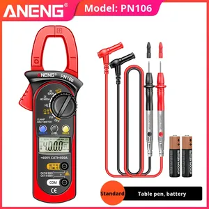 Multímetro Digital <span class=keywords><strong>ANENG</strong></span> PN106 de Alta Precisión con Precisión de 0.5, Anti-Quemaduras, Pinza Amperimétrica Inteligente para Electricistas, <span class=keywords><strong>Amperímetro</strong></span> de CA/CC - Product Image 6