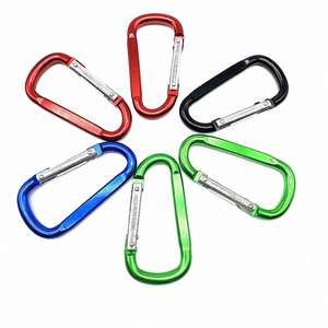 Carabiner Short <b>Polyester</b> Strap Wrist <b>Lanyard</b> Keychain Keyring With Custom Logo - Product Image 4
