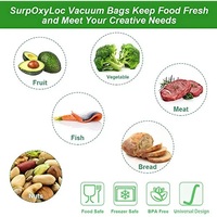 Sac sous vide en plastique PE recyclable de qualité alimentaire, transparent et texturé, pour sushis, aliments pour animaux, aliments en conserve, nouilles - Emballage alimentaire