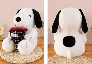Boneka Anjing Promosi Litter Dog, Hadiah Valentine Natal, Boneka Anjing Kartun, Boneka Anjing Putih Kecil Peluk Hati, Hadiah Mainan Boneka Plush - Product Image 5