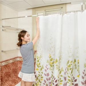 <span class=keywords><strong>Tringle</strong></span> à <span class=keywords><strong>angle</strong></span> ajustable en acier inoxydable, 5 pièces, taille universelle, barre pour rideau - Product Image 4