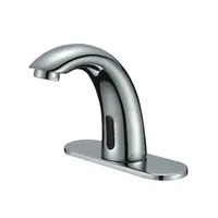 Robinet de salle de bain intelligent WaterMark cUPC avec capteur, chromé, sans contact, mitigeur de lavabo à détection infrarouge, sans plomb