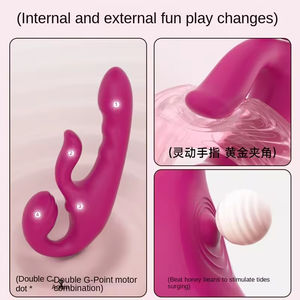 Vibrador de Doble Cabezal Portátil Recargable por USB, Resistente al Agua IPX7, Producto para Adultos, Directo de Fábrica - Product Image 6