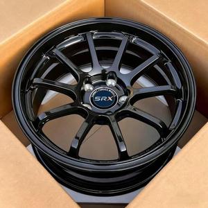 ล้ออัลลอยด์ฟอร์จ SRX รุ่นใหม่ ขนาด 16-24 นิ้ว ดีไซน์เว้าแบบหลายก้าน สีดำเงา 40 มม. 100 มม. สำหรับรถยนต์หรู Audi - Product Image 1
