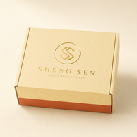 Maßgefertigte Tragbare Buttergelbe Versandboxen aus Recyclingmaterialien mit Individuellem Logo und Größe für Kleidungsverpackung Geschenkpapierboxen