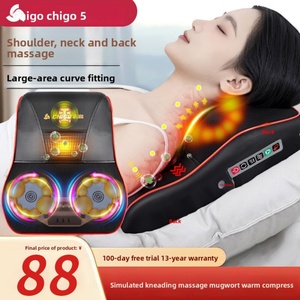 Almohada de Masaje Cervical, Masajeador Eléctrico para Cuello, Hombros, Cintura y Espalda, Cojín de Masaje Lumbar para el Hogar - Product Image 6