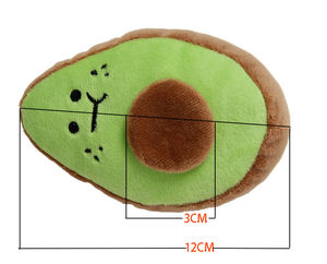 Özel köpek çiğneme oyuncakları <span class=keywords><strong>Mini</strong></span> çeşitli meyve Pet peluş Squeak oyuncaklar Chewer - Product Image 2