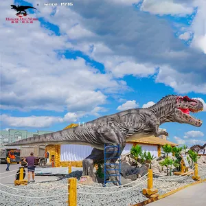 판매를위한 공룡 봉제 모델과 매력적인 애니메이션 걷기