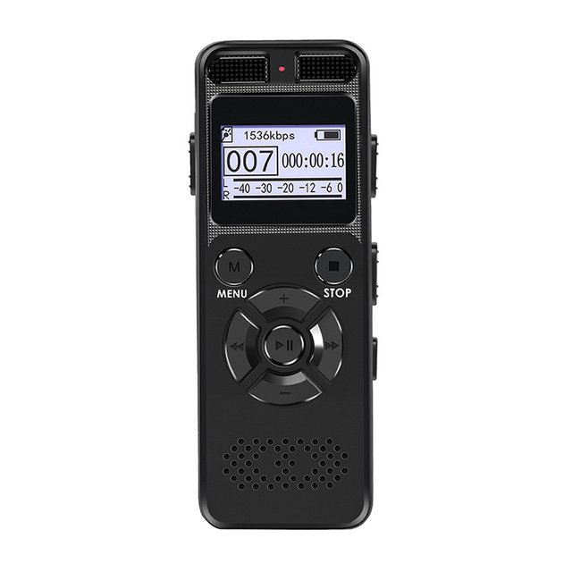 Digital Voice Recorder with DNR Super Long Time Record 160hours 8GB and TF Card Slot Audio Recorder Digital Voice Recorder