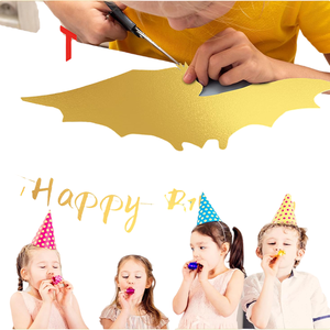 Бумага картонная металлизированная A4, 10 листов в упаковке, 220 г/м², двусторонняя, с золотым и серебряным зеркальным фольгированием - Product Image 3