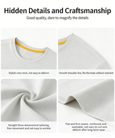 T-shirts de course unisexes amples prêts à l'emploi, 100 % polyester, séchage rapide, tissu respirant en maille, anti-humidité, couleur unie, pour le sport