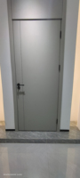 Porte en bois massif imperméable, isolation acoustique, design minimaliste pour usage intérieur, salle de bain, cuisine, salon, chambre à coucher