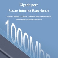 Tarjeta de Red Externa Tipo-C a Gigabit Ethernet sin Controladores para Laptop, Puerto USB 1000M RJ45