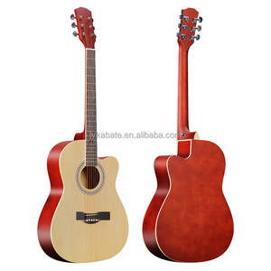 Guitarra Acústica de 39 Pulgadas, 6 Cuerdas, Cuerpo de Madera de Tilo, Cutaway, Acabado Mate, Paquete para Principiantes, Guitarra Hecha <span class=keywords><strong>a</strong></span> Mano para Estudiantes - Product Image 2