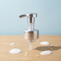 Nouveauté, flacon distributeur de liquide cosmétique personnalisable de haute qualité, en plastique PP, avec pompe en mousse, anti-fuite, 40 mm, 43 mm