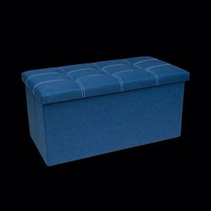 Modern Stool Living Room Furniture <b>Storage</b> <b>Box</b> <b>Fabric</b> Stainless Steel Bamboo Highest Quality Sample Available Stools Counter - Product Image 4