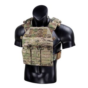 Gilet tattico compatto tattico con cambio tattico, gilet a basso profilo tagliato al Laser con custodia a sgancio rapido triplo Mag testato sul campo - Product Image 1