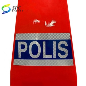 Neues Design PE Kunststoff Flexibel Reflektierende Verkehrs sicherheit Warn kegel Polis Pyramid Triangle Traffic Cone für Malaysia Style - Product Image 3