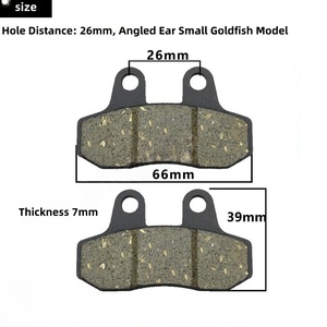 Plaquettes de frein en gros pour vélos électriques : Plaquettes de frein Small Goldfish résistantes à l'usure et à la chaleur, accessoires de freinage - Product Image 2
