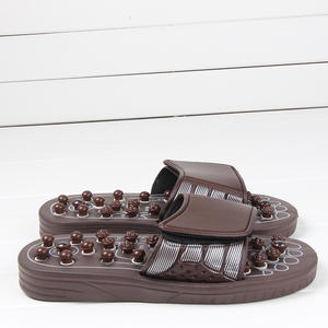 Sandalias portátiles masaje de reflexología acupresión masajeador de pies con cabeza reemplazable fondo grueso EVA zapatilla de masaje de pies - Product Image 3