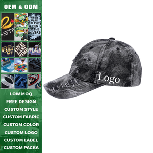 Casquette de baseball déchirée à effet vieilli, respirante, douce au toucher, haute qualité, avec logo personnalisé pour homme - Product Image 2