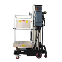 Chariot élévateur portable en aluminium à double mât Vente en gros