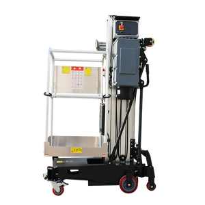 थोक पोर्टेबल ट्रॉली पैलेट एल्यूमीनियम काम डबल मस्तूल एल्यूमीनियम लिफ्ट लिफ्ट - Product Image 6