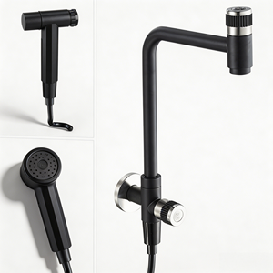Grifo de Cocina Moderno de Acero Inoxidable 304, Montado en la Pared, con Válvula de Cerámica, para Cafetería, Cocina y Área de Servicio - Product Image 3