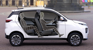 Vehículo Eléctrico de Alta Gama de <span class=keywords><strong>4</strong></span> Ruedas para Adultos, Nueva Tendencia en China, Alta Velocidad, Nueva Energía, Coche de Movilidad Cerrado - Product Image 5