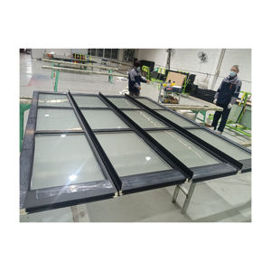 Portes de <span class=keywords><strong>garage</strong></span> coulissantes horizontales automatiques, portes sectionnelles électriques coulissantes latéralement, portes de <span class=keywords><strong>garage</strong></span> en aluminium coulissantes latéralement - Product Image 4