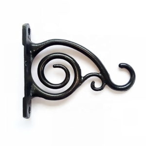 Cast Iron Decorative <strong>Bracket</strong> With Plant Hook Planting <strong>Basket</strong> Outdoor and Indoor Flower Decoration Garden <strong>Hanging</strong> <strong>Basket</strong> - Product Image 2