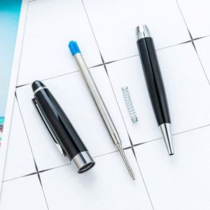 Wholesale 1.0Mm Premium Business Metal Custom Logo Twist-Action Black Ballpoint Hotel Advertising Gift <b>Pen</b> - Product Image 4