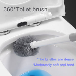 Juego <span class=keywords><strong>de</strong></span> Escobilla y Desatascador para Inodoro 4 en 1 Ecológico con Cerdas <span class=keywords><strong>de</strong></span> Nailon y Soporte para una Limpieza Profunda - Product Image 5