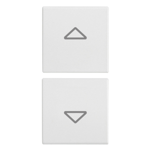 White Arrow Wall <b>Switches</b> 6.5 In Length 1 In Height Up Down Symbols - Product Image 1