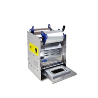 Machine manuelle de cachetage de récipient de papier d'aluminium jetable avec la structure simple et le contrôle facile