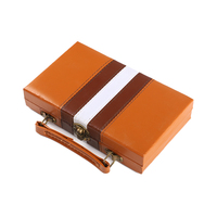 Dominos de casino double six de qualité OEM 6 en 1, non toxiques, couleur ivoire, avec étui en cuir et bois, fabriqués en Chine