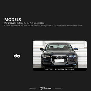 Faro Anteriore AKD per Audi <span class=keywords><strong>A6</strong></span> C7, Faro a LED 2012-2018 con Segnale Dinamico, Fari a LED C7.5, Luci Diurne, Accessori Auto - Product Image 5