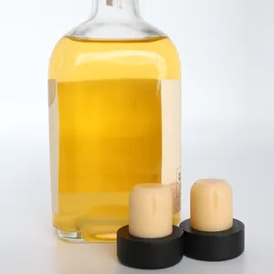 Bouchon de bouteille monomère de haute qualité liège en bois bouchon de bouteille en liège synthétique liège en forme de t