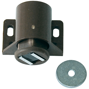 Round <b>Magnetic</b> <b>Clasp</b> 30x30 mm - White - Product Image 1