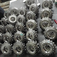 Broca Tricono de 152 mm con Sello de Goma de 165 mm para Perforación de Roca Dura TCI, Tricono de Tosteno de 61/2\"