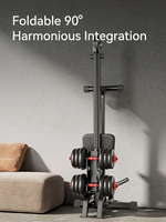 Máquina de Remo Multifuncional Plegable y Ajustable, Equipo de Gimnasio en Casa para Hombres, Pérdida de Grasa y Entrenamiento Muscular