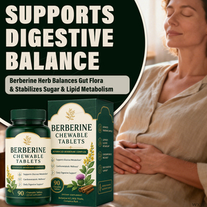 Private Label Berberin Kautabletten 3-in-1 Berberin-Mariendistel Herz-Leber-Metabolismus Verdauungs-Gesundheits-Nahrungsergänzungsmittel - Product Image 4