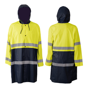 Veste de pluie légère à capuche en PU OEM ODM, imperméable pour homme et femme, manteau de pluie en polyuréthane pour la randonnée - Product Image 3