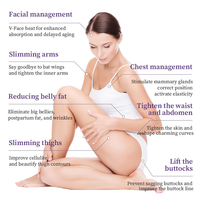 Appareil professionnel 7-en-1 en forme de S pour le remodelage corporel, le raffermissement de la peau et le lifting du visage
